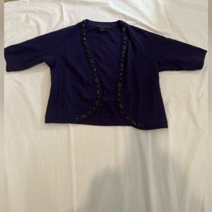 Very pretty purple studded Marc jacobs cropped little sweater